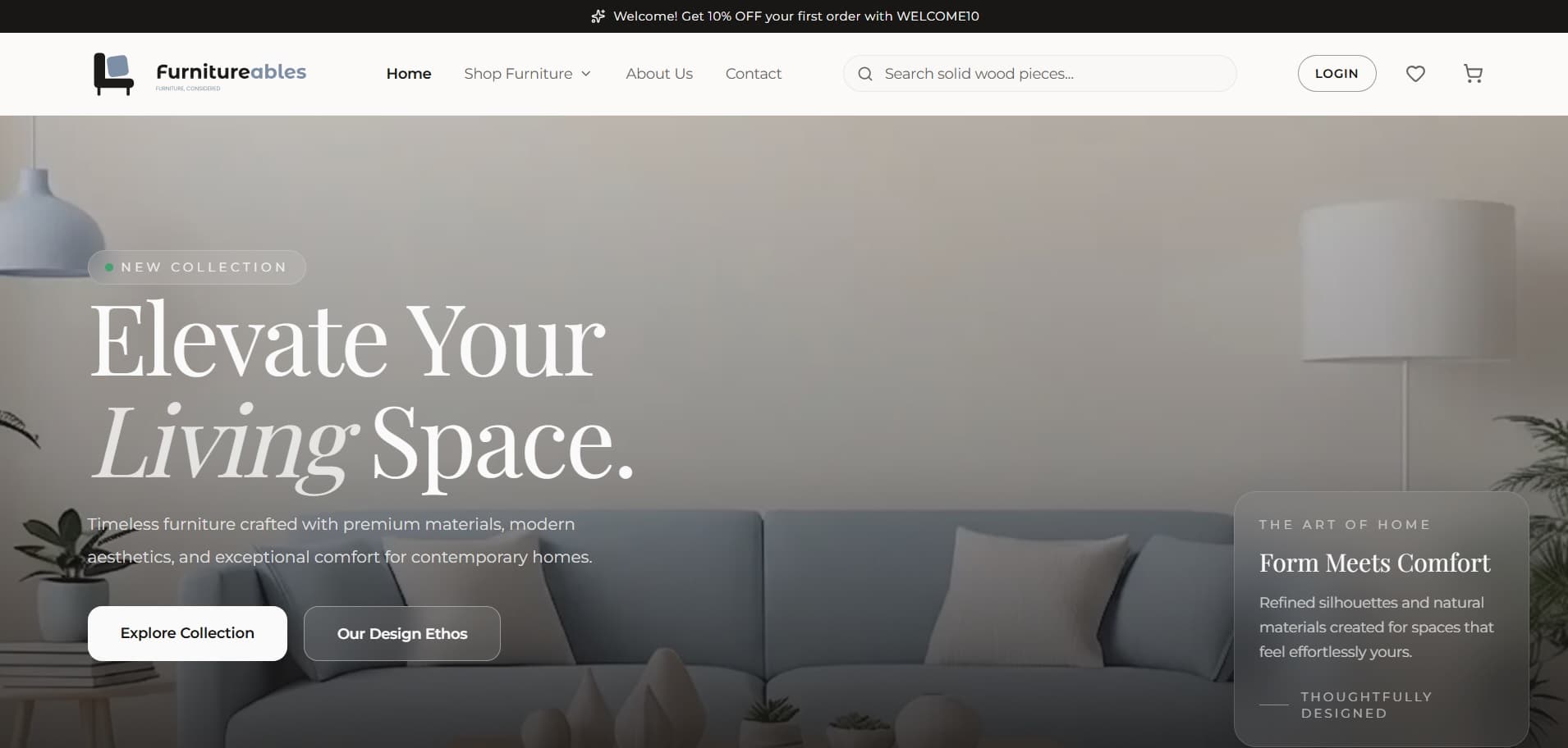 Screenshot of Furnitureables