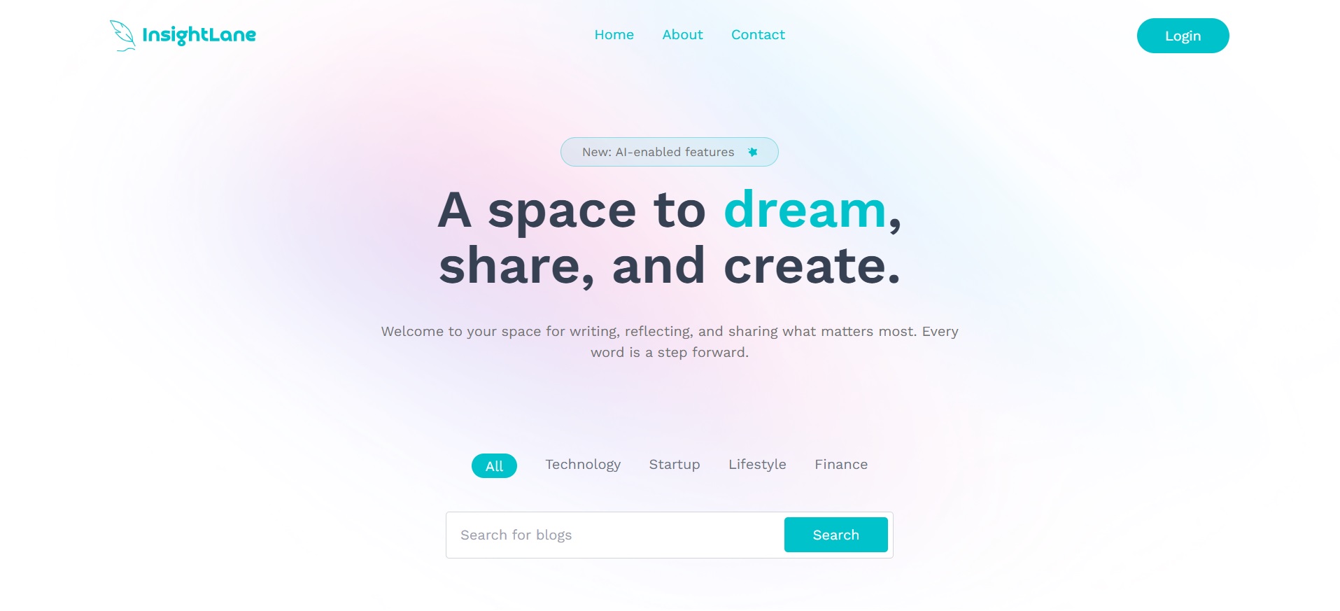 Screenshot of InsightLane