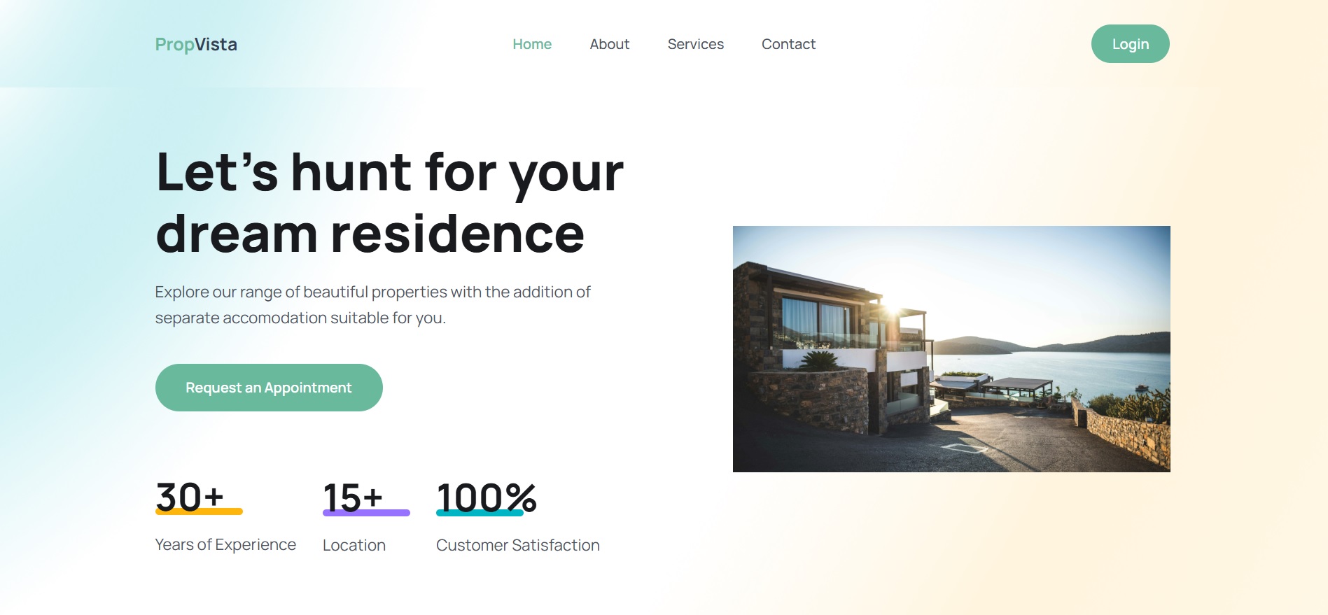 Screenshot of PropVista